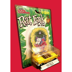 RACING CHAMPIONS RAT FINK '56 Ford Convertible Diecast 1:64 New on Card
